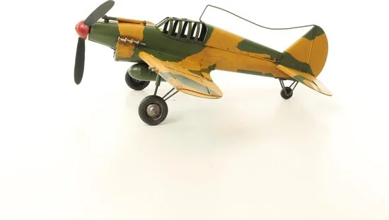 MadDeco blikken Spitfire vliegtuig WWII decoratie metaal 45x40x15 cm