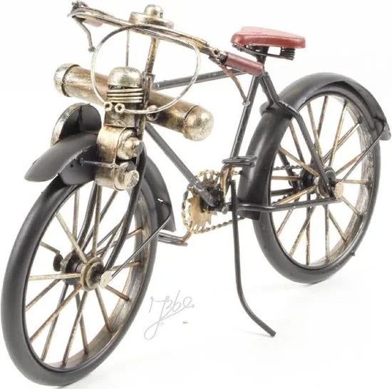 Blikken Solex bromfiets model decoratief MadDeco 30,2 cm